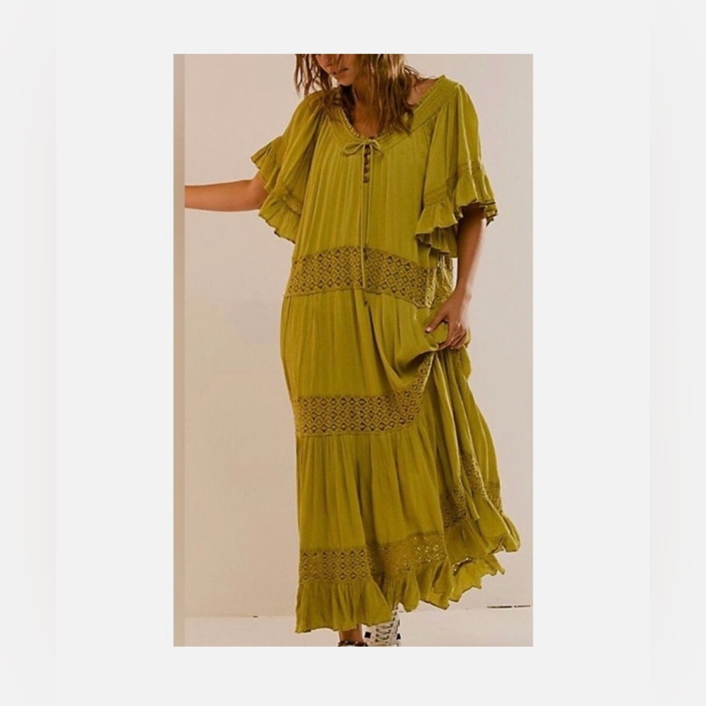 Free People Dream On Maxi Dress- NWOT
